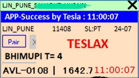 TESLA TATKAL SOFTWARE RESULT